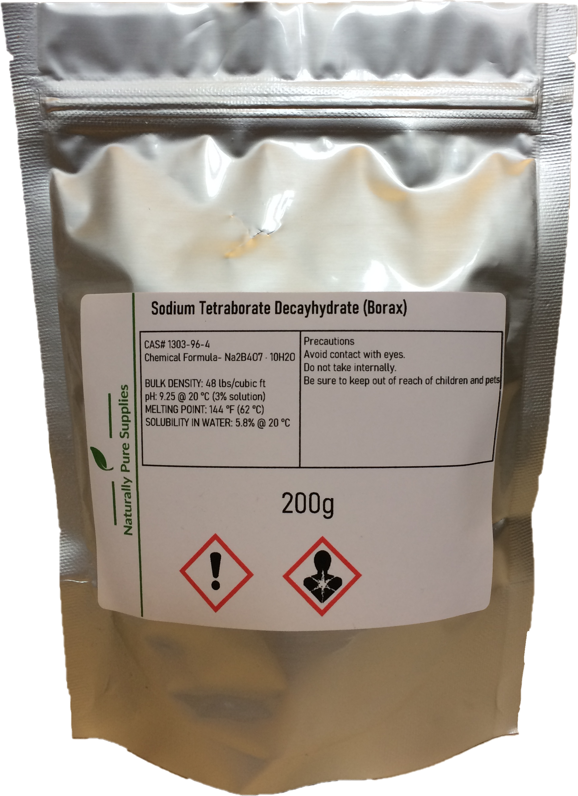 Borax borax tétraborate de sodium décahydraté 500g BIOLABORATOIRE –