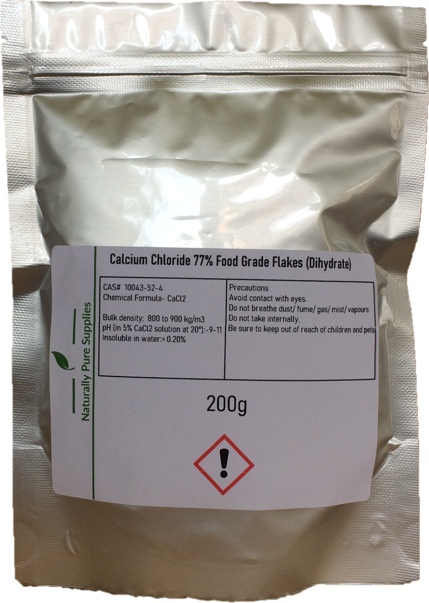 Calcium Chloride 77% Food Grade Flakes (Dihydrate) E509