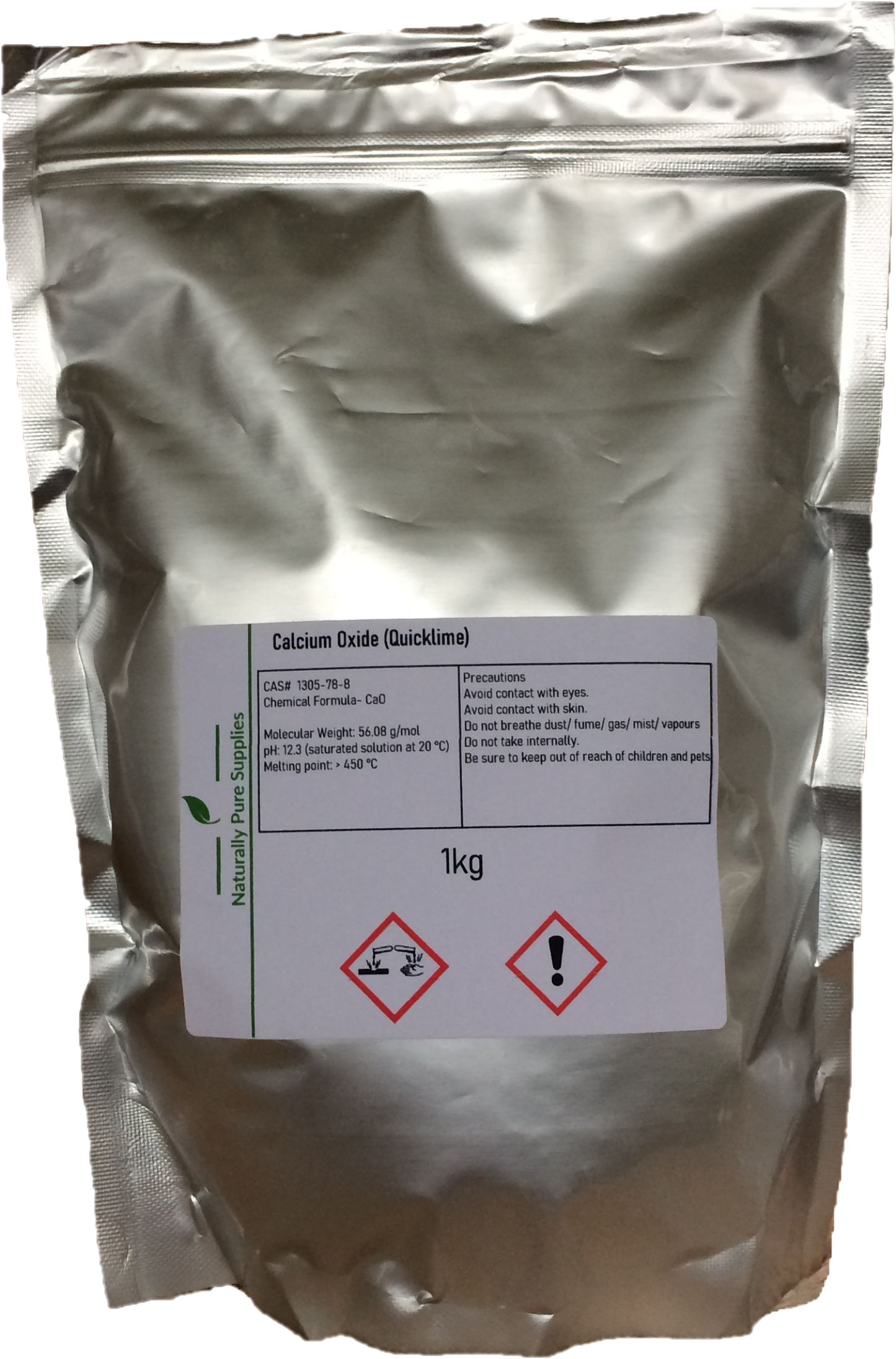 Calcium Oxide (Quicklime) Fine Powder