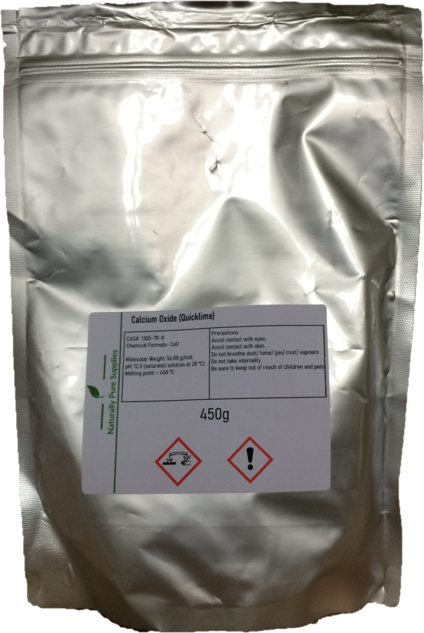 Calcium Oxide (Quicklime) Fine Powder