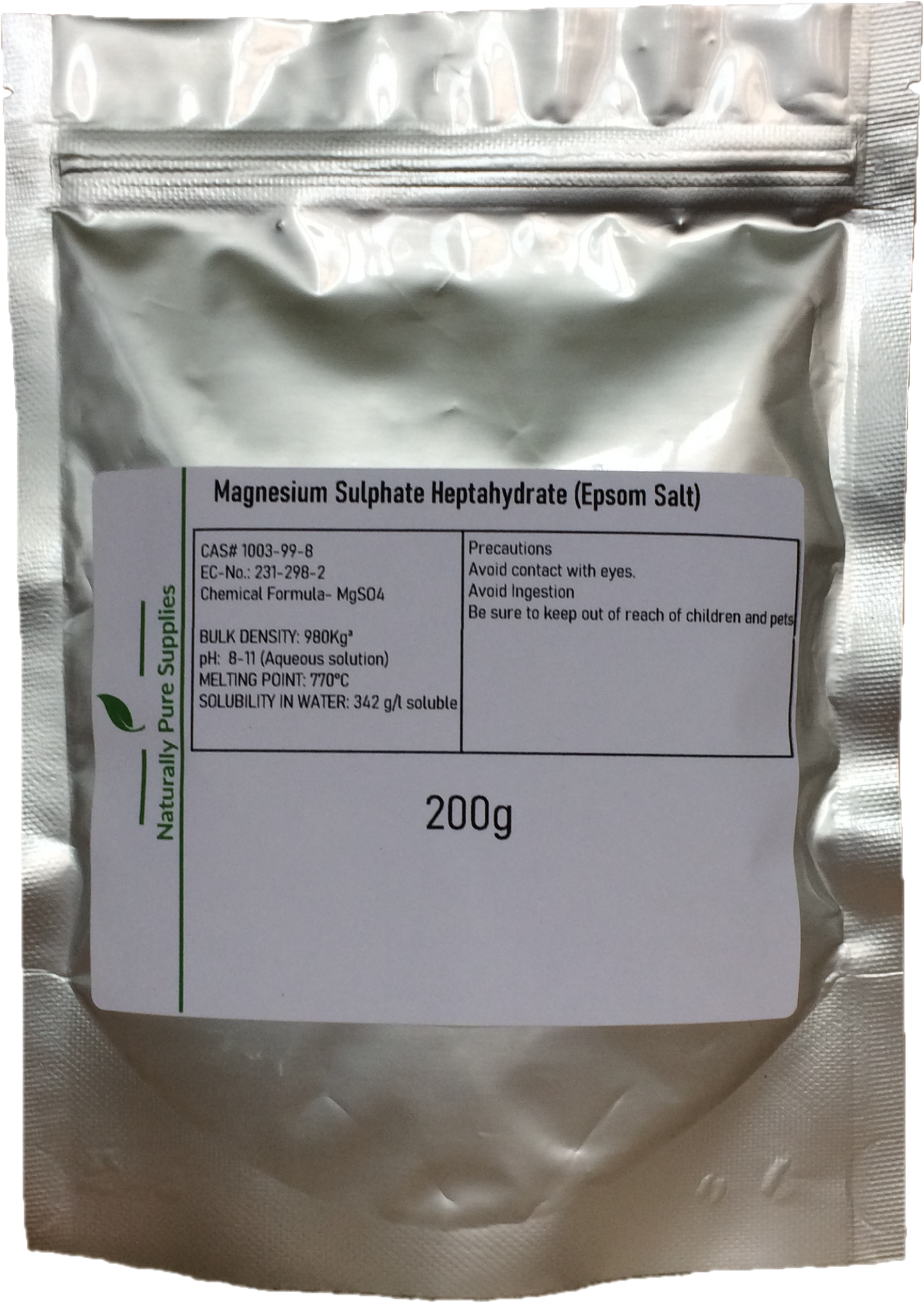 Magnesium Sulphate Heptahydrate (Epsom Salt)