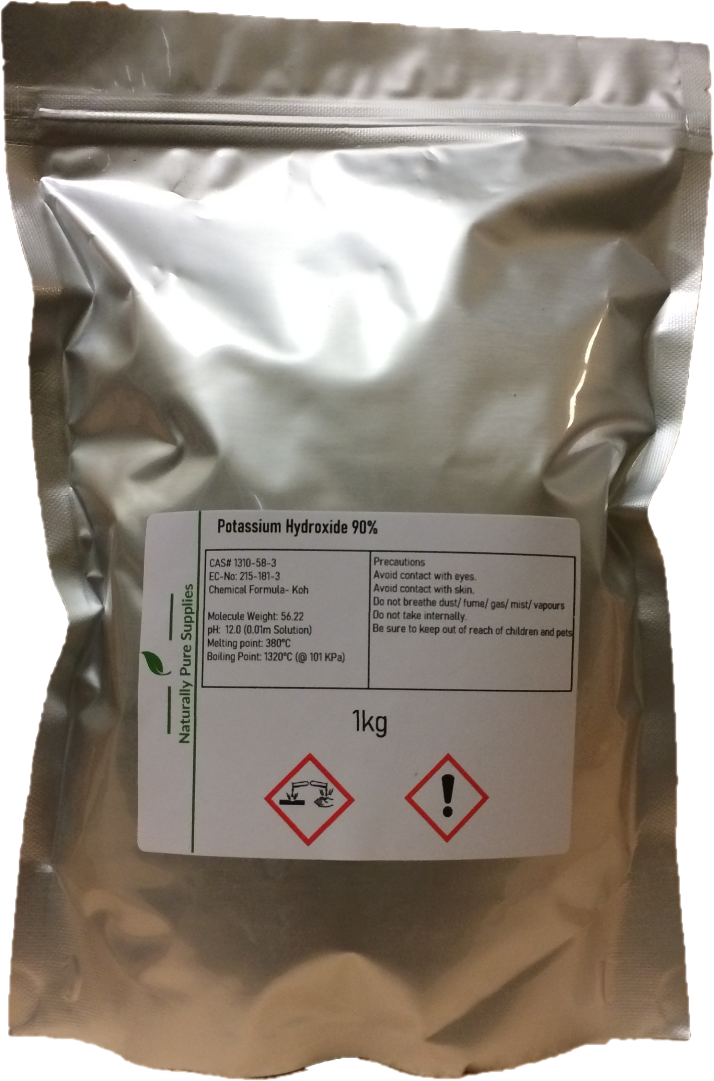 (KOH) Potassium Hydroxide Flakes 90%