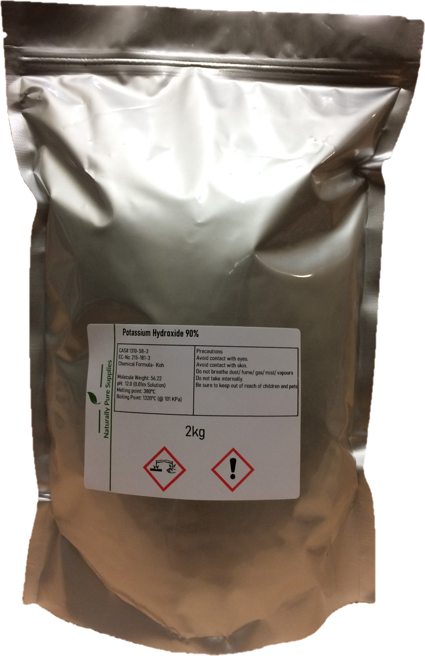 (KOH) Potassium Hydroxide Flakes 90%