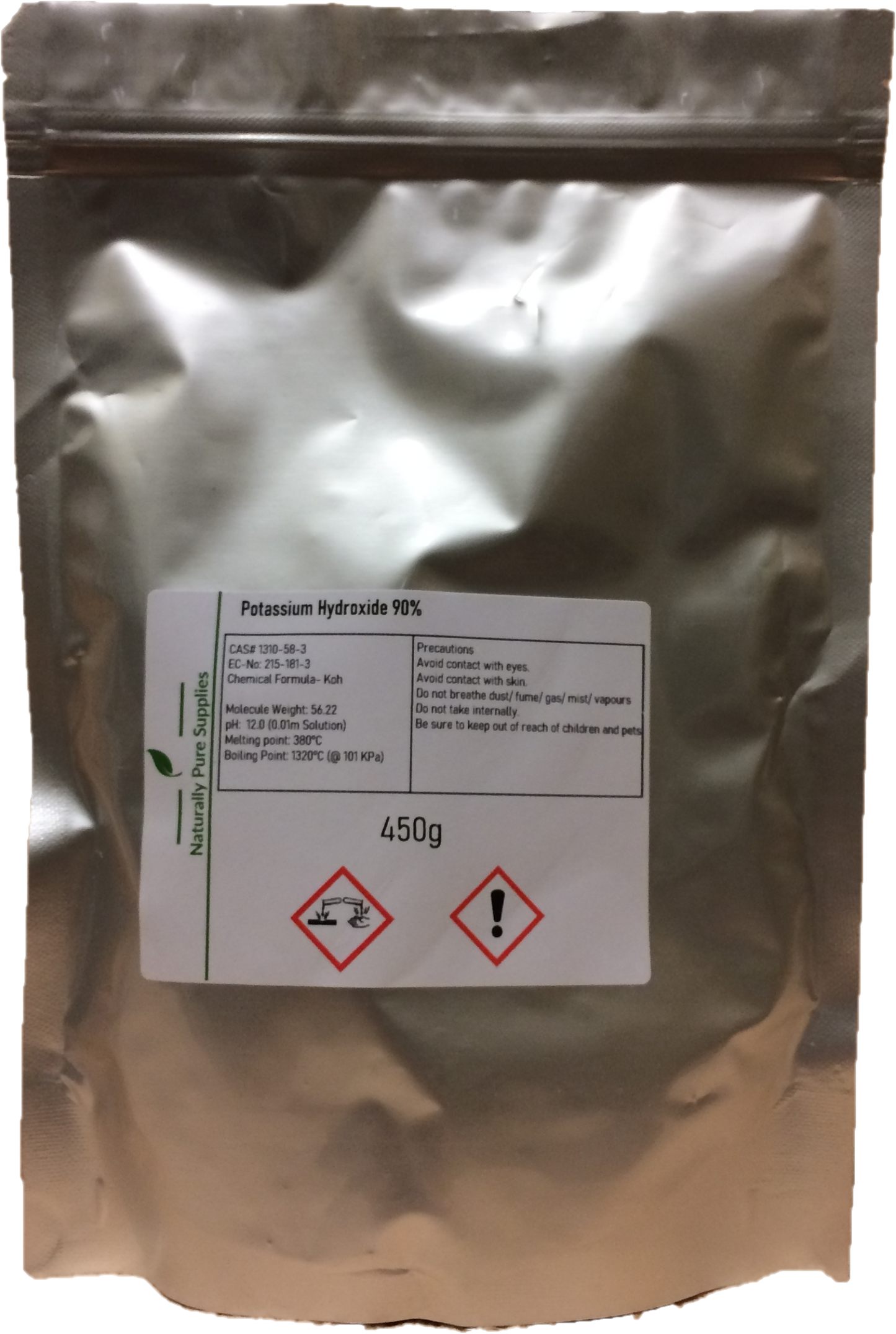 (KOH) Potassium Hydroxide Flakes 90%