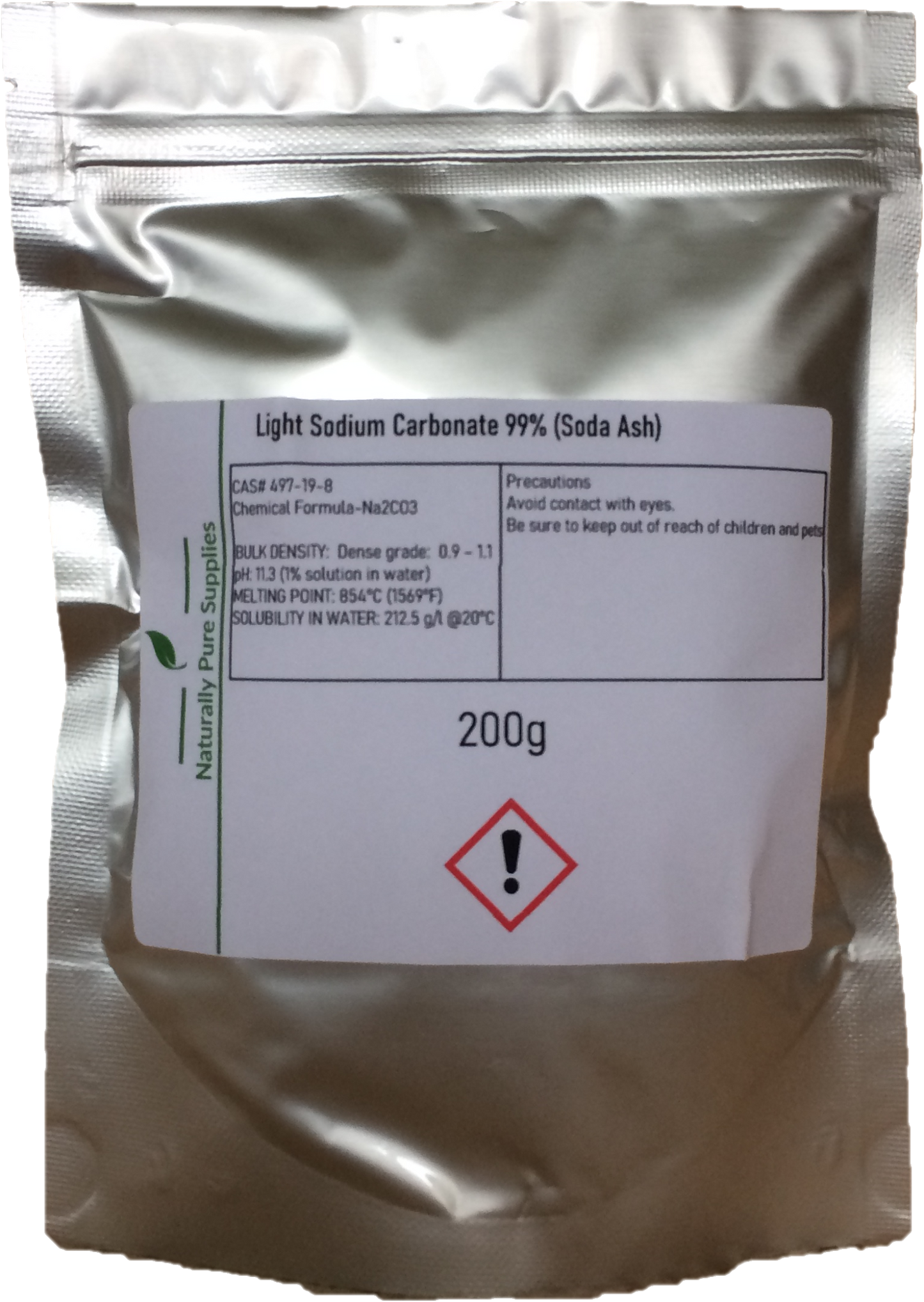 Light Sodium Carbonate 99% (Soda Ash)