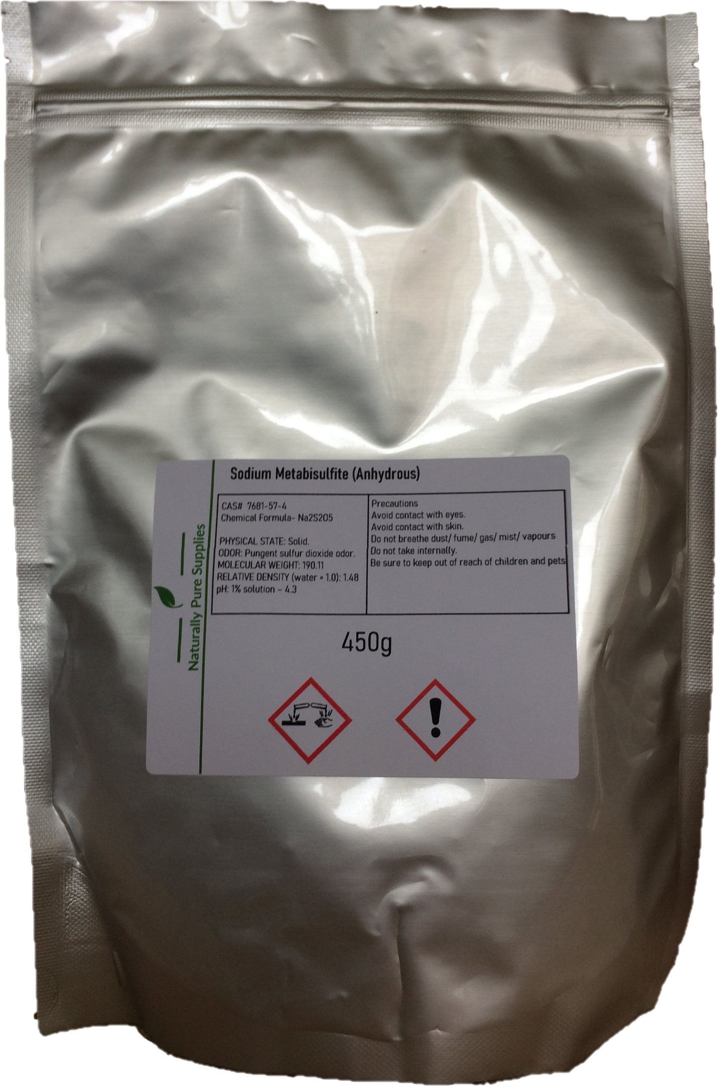 Sodium Metabisulphite Equipment Sterilising / Preservative E223