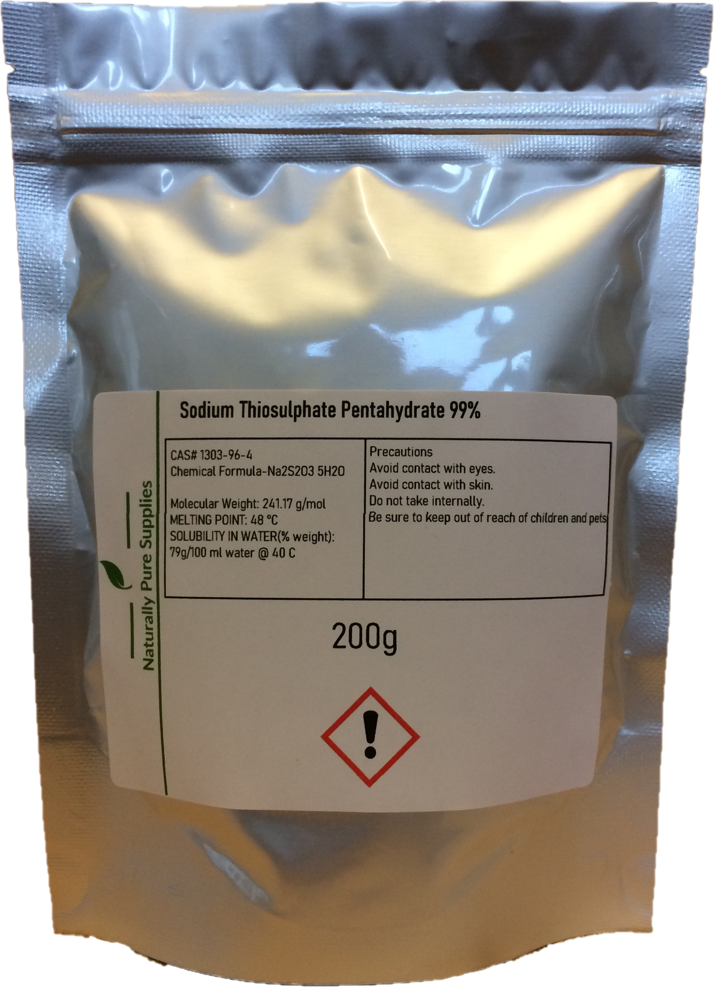 Sodium Thiosulphate Pentahydrate 99%